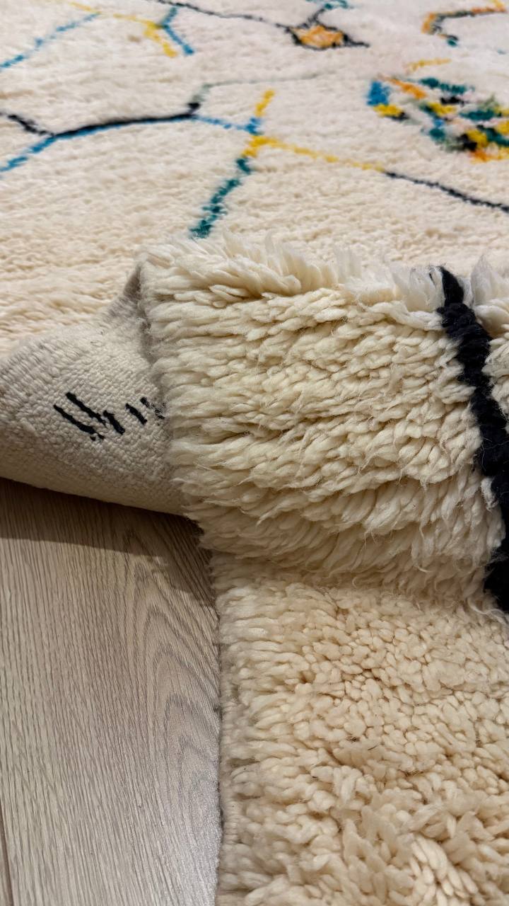 Izouran - Reversible Handcrafted Moroccan Wool Rug