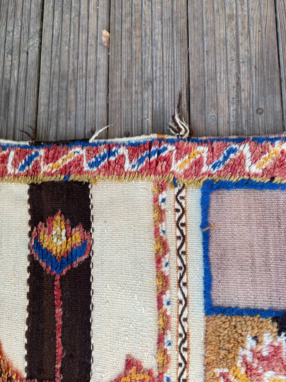 Tafukt - Vintage Handcrafted Moroccan Wool Rug - 200x140