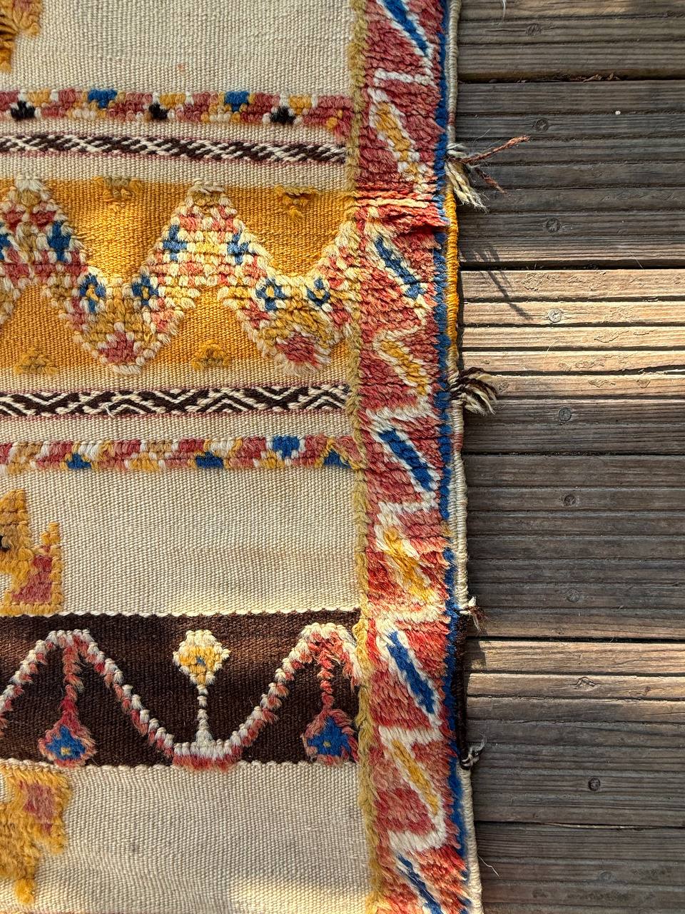 Tafukt - Vintage Handcrafted Moroccan Wool Rug - 200x140