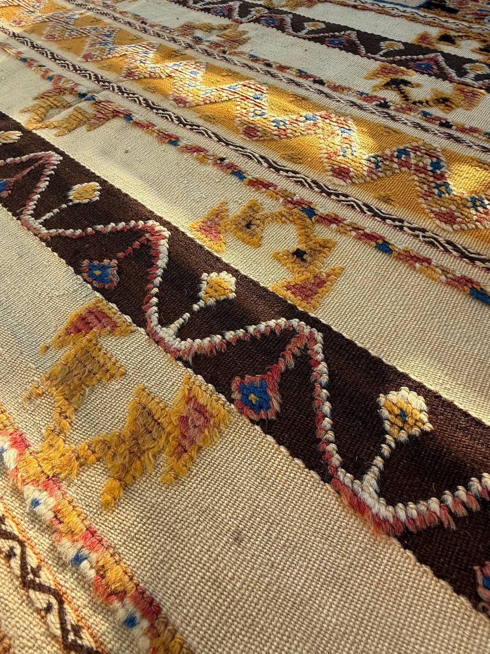 Tafukt - Vintage Handcrafted Moroccan Wool Rug - 200x140